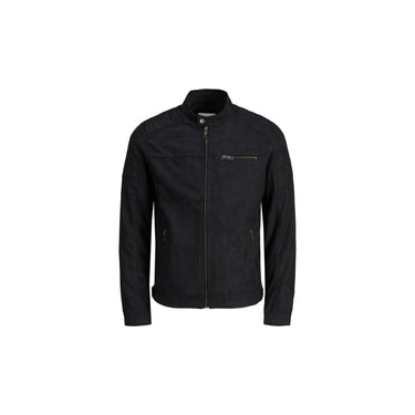 12147218JET BLACK FAKE SUEDE Cazadora jack jones jjerocky jacket noos